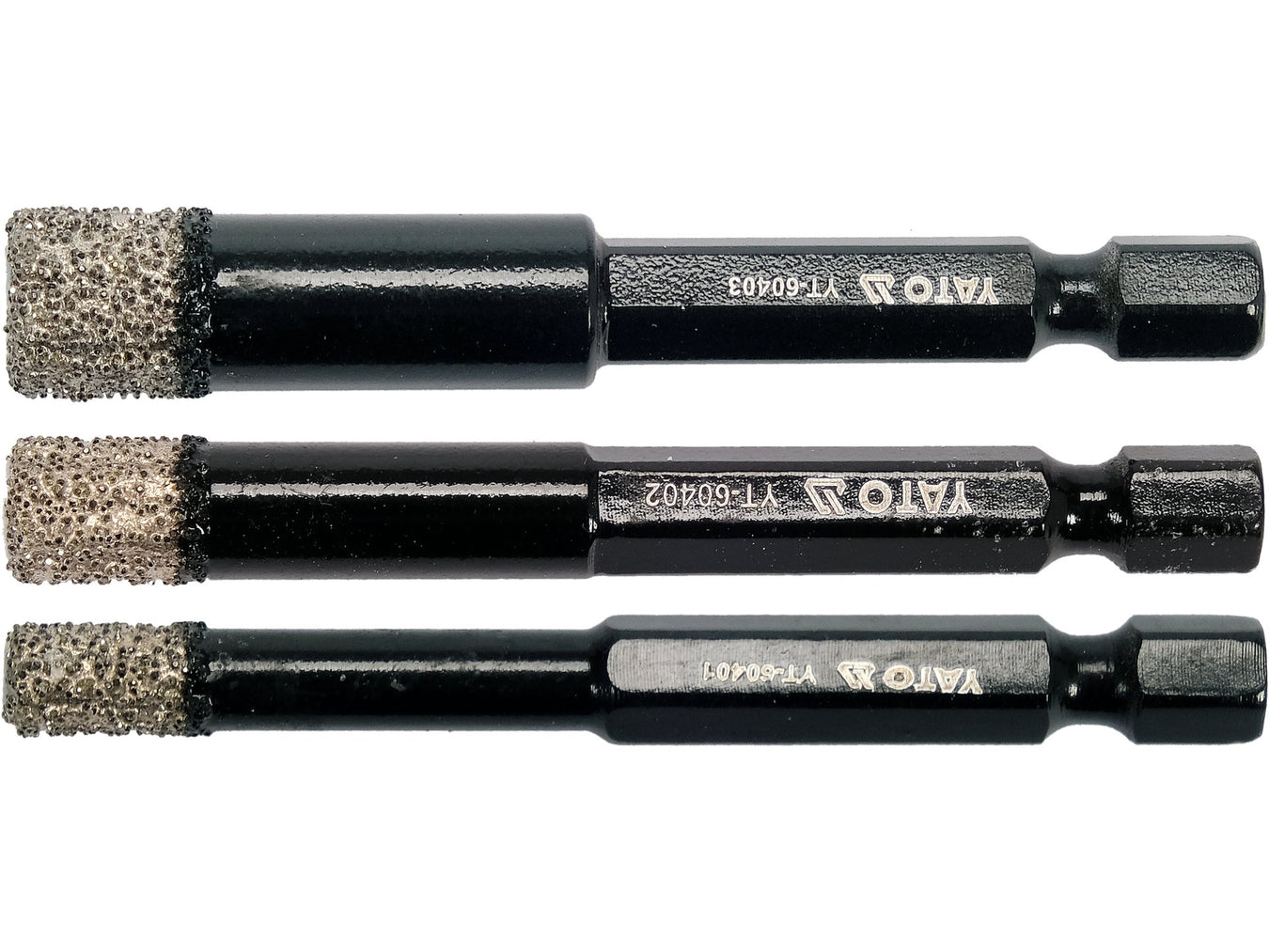 Shpues për pllaka qelqi, qeramike dhe komplete