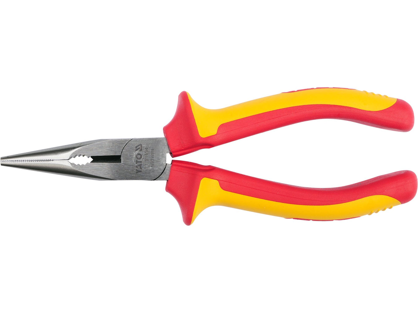 Long, straight insulated pliers
